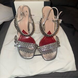 Gucci Argentine Crystal Heels Sz.5